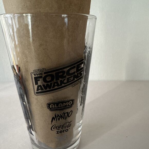 Star Wars Force Awakens PINT GLASS...Alamo Promo Collectible - Picture 14 of 16
